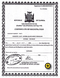 certificate of registration